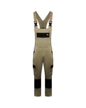 Dickies Everyday Herren Khaki/Schwarz Latzhose und Latzarbeitsschutzkleidung