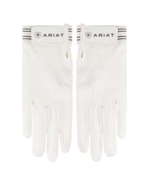 Ariat Tek Damenweiße Grip-Handschuhe