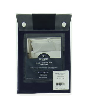 Hackett Home Europäisches Marineblau Baumwollkissenbezug