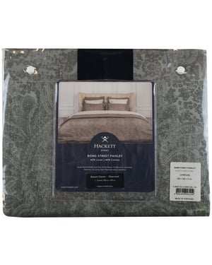 Hackett Bond Street Paisley Charcoal Doppelbettbezug