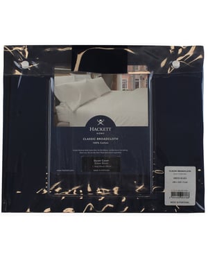 Hackett Klassische Baumwoll-Duvetbezug Navy König