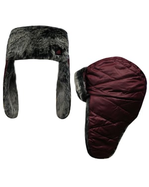 Adidas ClimaCool Damen Burgunder Ushanka Ski-Mütze