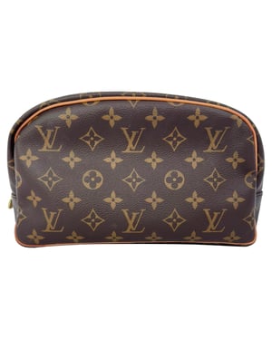 Louis Vuitton Trousse Toilette 25 Kulturbeutel aus braunem Leder
