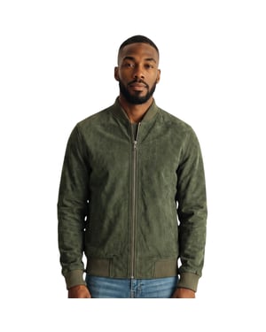Herren Green Goat Wildleder MA-1 Bomberjacke – Antalya