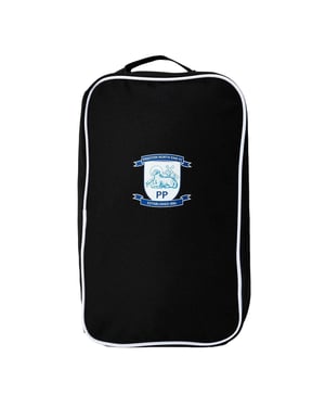 Castore - "Preston North End" Stiefeltasche (Schwarz/Weiß)