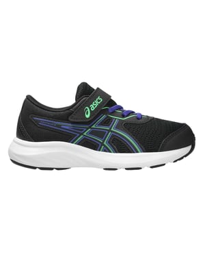 Asics - "Contend 9 PS" Schuhe für Kinder (Schwarz/Grün)