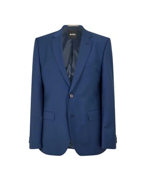 Boss - "H Jasper" Anzugjacke für Herren, Einreihig (Blau)