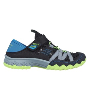 Skechers - "Whipsaw" Schuhe für Kinder, Flach (Schwarz/Blau/Limone)
