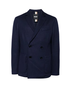 Boss - Blazer für Herren, Zweireihig (Dunkelblau)