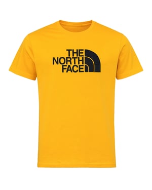 The North Face Einzelhandelsmitarbeiter Herren Gelbes T-Shirt
