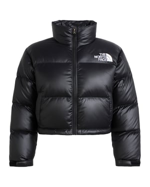 The North Face Nuptse Damen Schwarze Kurzjacke