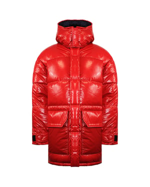 The North Face BRNLB Herren Roter Daunenparka