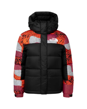 The North Face Himalaya Damen schwarze/rote gepolsterte Jacke