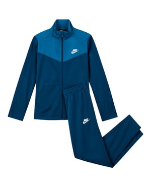 Nike - Trainingsanzug für Kinder, Polyester (Blau/Grün)