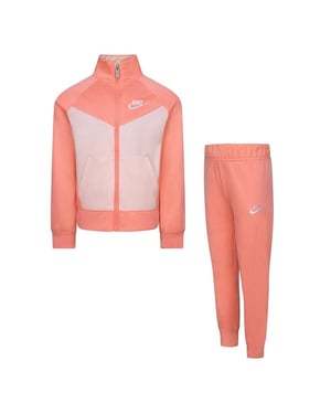 Nike - "NSW" Trainingsanzug-Set für Mädchen (Rosa Glasig)