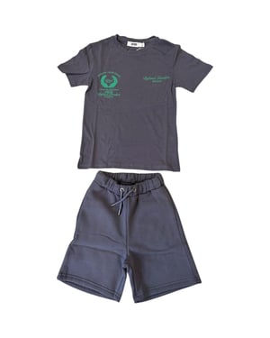 DFND London - T-Shirt und Shorts für Jungen (Grau)