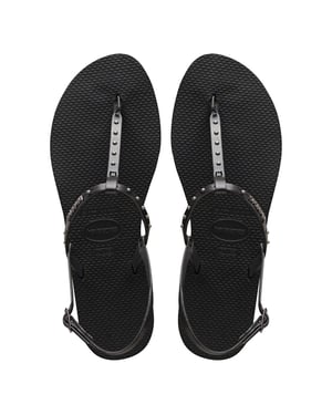Havaianas You Riviera Maxi Kinder Sandalen Schwarz