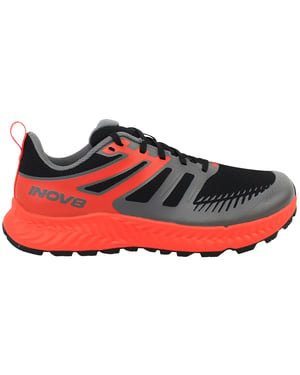 Inov-8 Trailfly Herren Schwarze/Feurige Rote Laufschuhe (Breite Passform)