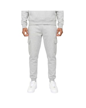 SikSilk - Cargo Jogginghosen für Herren (Grau meliert)
