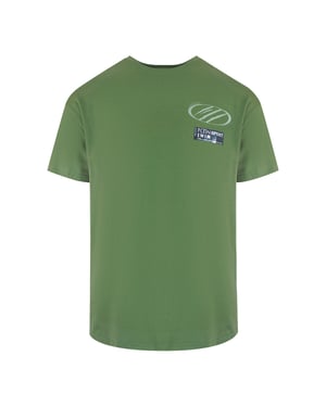 T-Shirt mit kurzen Ärmeln in Oliv