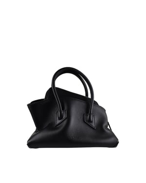 The Attico Handtasche La Passeggiata mini Schwarz