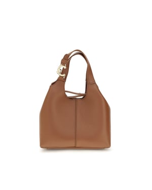 Coccinelle Braune Kalbsleder Bos Taurus Handtasche