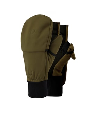 TREKMATES Rigg Convertible Handschuhe, winddicht, warm - Grün