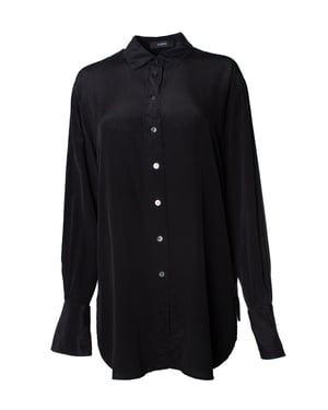 Joseph, schwarze Seidenbluse