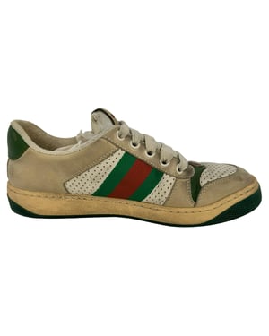 Gucci Screener Sneaker aus mehrfarbigem Leder
