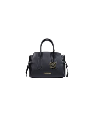 Love Moschino Schwarze Polyethylen-Handtasche