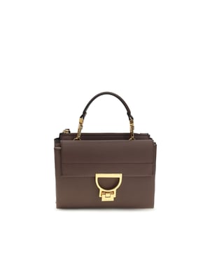 Coccinelle Braune Kalbleder Bos Taurus Handtasche