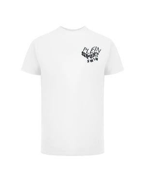 Kurzarm-T-Shirt in Weiß