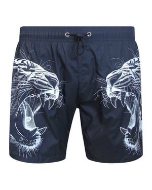 Badeshorts in Marineblau
