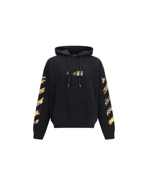 Off-White Schwarzes Baumwoll-Sweatshirt