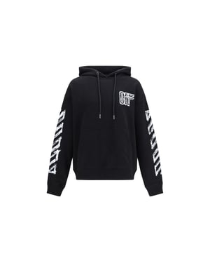 Off-White Schwarzes Baumwoll-Sweatshirt
