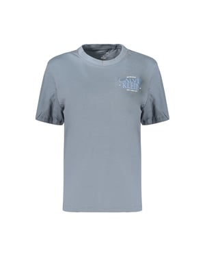 Calvin Klein Graues Baumwoll Damen T-Shirt