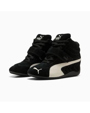 Puma Speedcat Wedge OG Wildleder Damen Schwarz/Weiß Sneakers