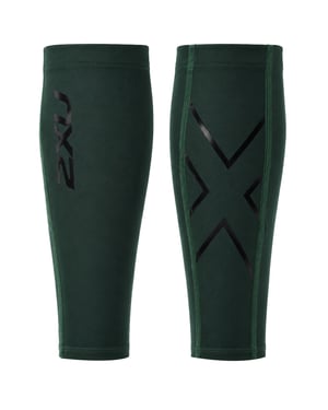 2XU Kompressions-Wadenbandagen in Dunkelgrün