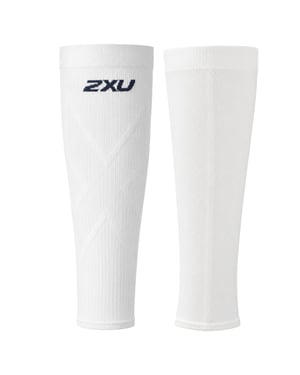2XU X Kompressionsweiß Wadenärmel
