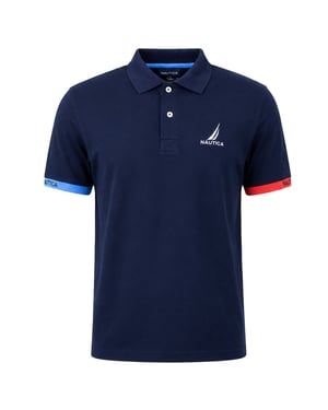 Nautica Hobbs Herren Polo-Shirt in Dunkelblau