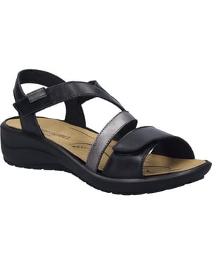 JOSEF SEIBEL Damen Sandale Annecy 12 in schwarz-kombi