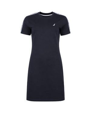 Nautica Erika Damen Schwarz Kleid