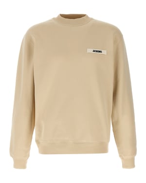 Jacquemus Beiges Baumwoll-Sweatshirt