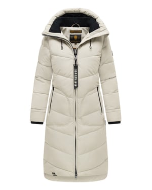 Marikoo Damen Winterjacke Benikoo mit Kapuze & Rippkragen – warm, elegant & funktional