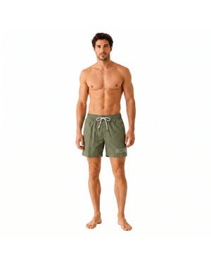 Boss Herren Schwimmshorts kurz Modell Mooneye 50469280 - Grün