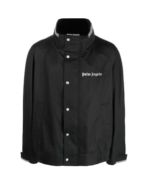 Palm Angels Classic Logo Bomberjacke Schwarz