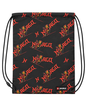 Lego Ninjago Kinder Schwarz/Rote Zugbandschule Tasche