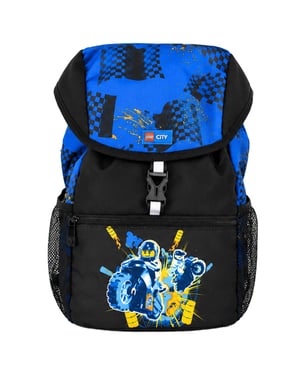 Lego 13L City Rennkindergarten Kinder Rucksack Schwarz