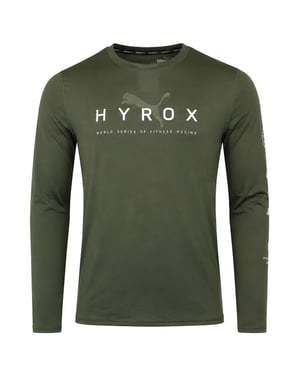 Puma x HYROX Lauf Herren Dunkelgrünes Top