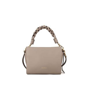 Coccinelle Mini Top Handle Bag Warm Taupe/Rosette